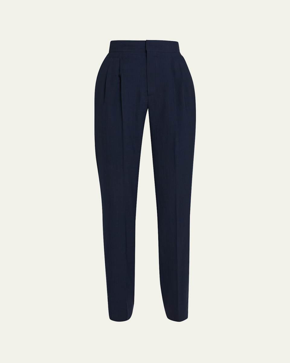 Sam Breeze Wool Straight-Leg Trousers